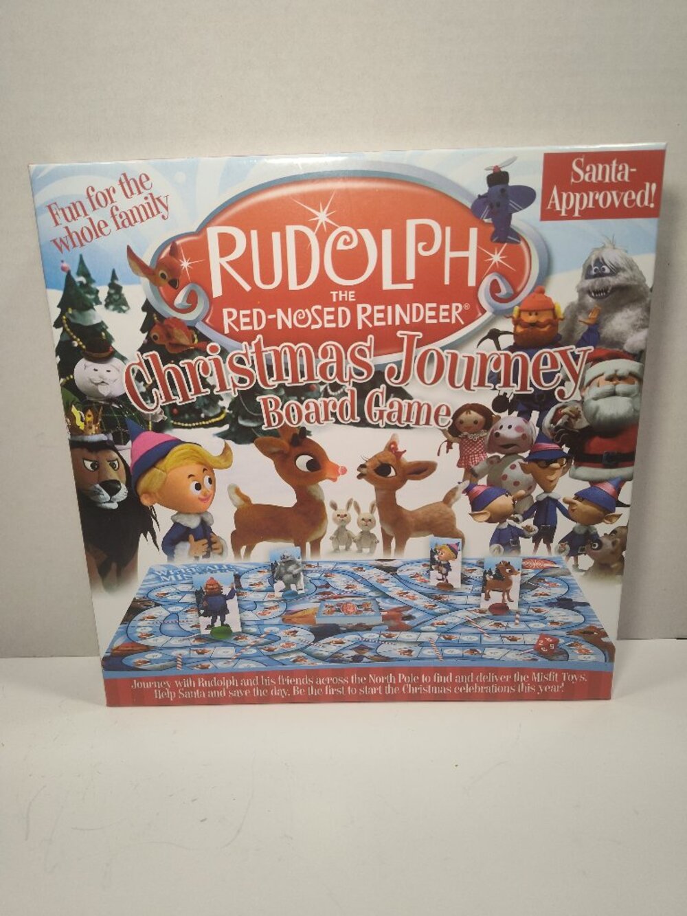 Rudolph The Red-Nosed Reindeer Christmas Journey Board Game Complete Repackaged